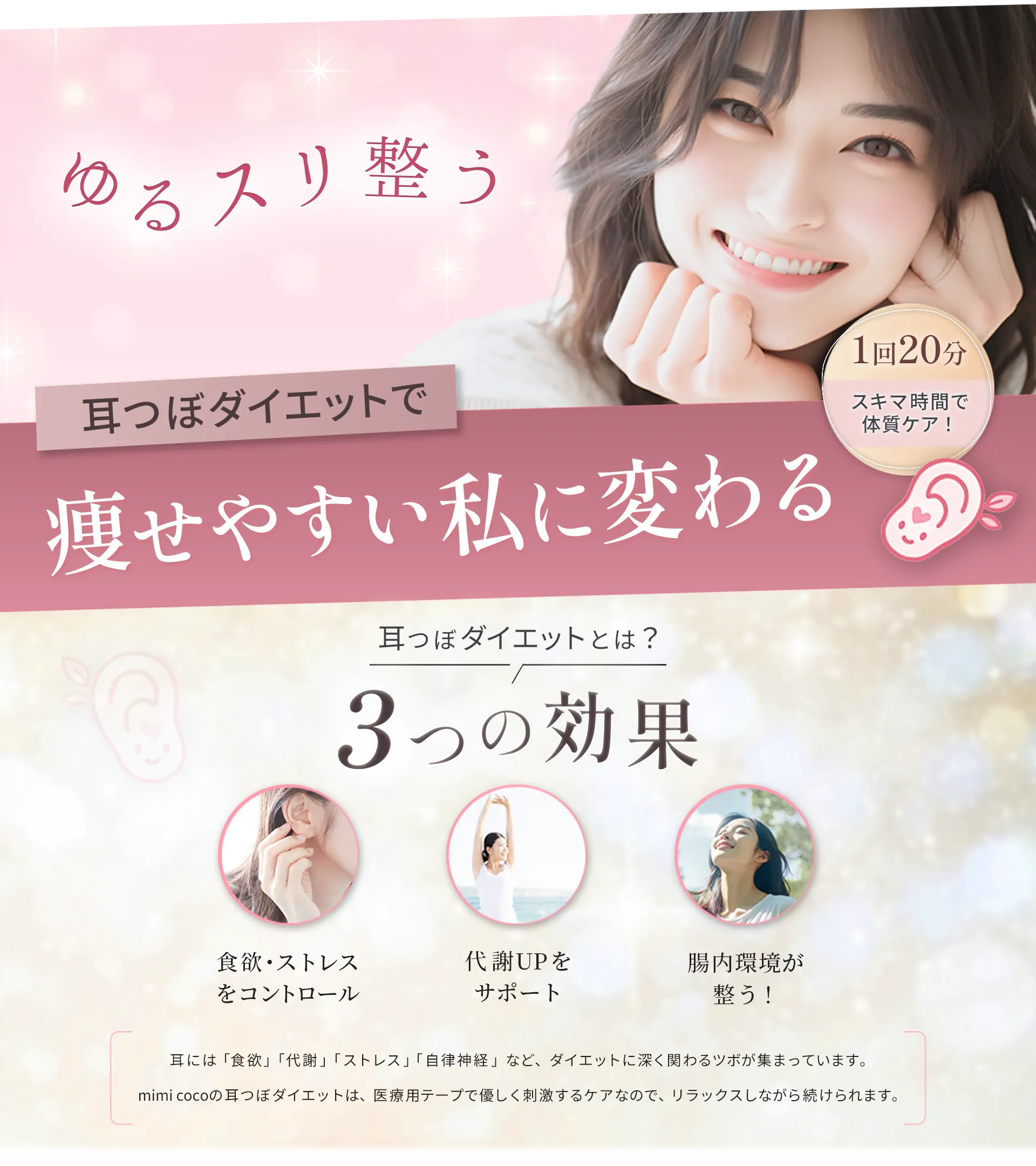 痩せやすい私に変わる